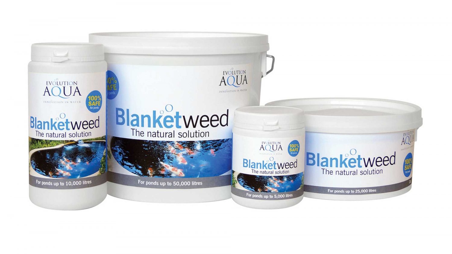 Evolution Aqua Blanketweed is a wildlife and pond filter friendly blanketweed treatment