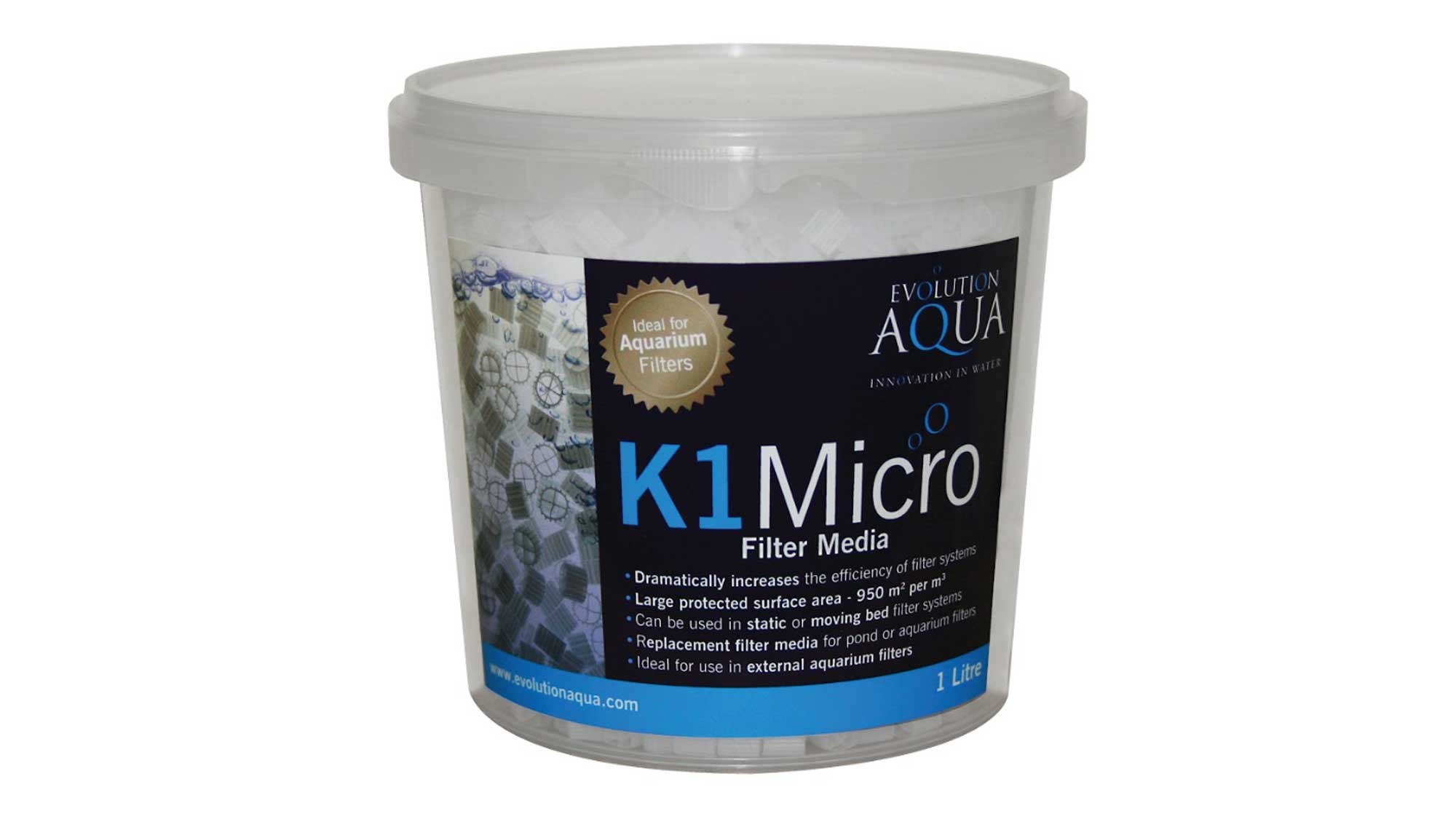 Evolution Aqua K1 Micro Media 1 litre Evolution Aqua K1 Micro Media 1 litre
