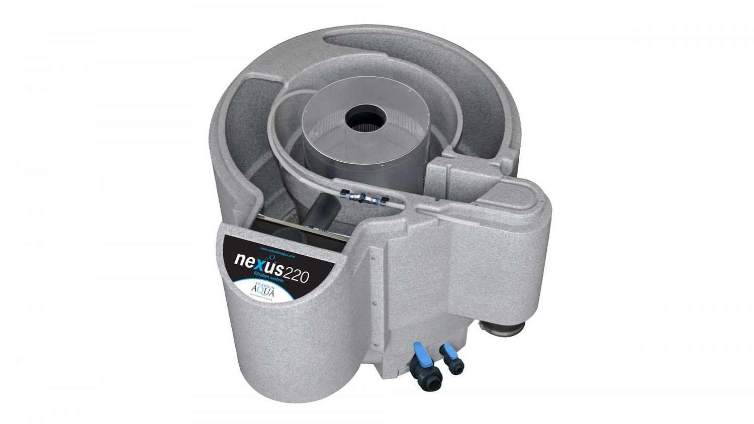 The Evolution Aqua Nexus220+ filter is a moving bed biological and mechanical filter suitable for koi ponds up to 18m³. The award winning Nexus Plus Filter design offers koi enthusiasts excellent value for money and is cost-effective to run.