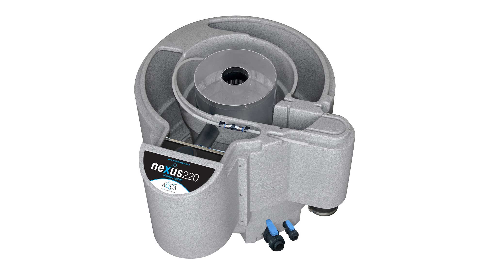 The Evolution Aqua Nexus220+ filter is a moving bed biological and mechanical filter suitable for koi ponds up to 18m³. The award winning Nexus Plus Filter design offers koi enthusiasts excellent value for money and is cost-effective to run.