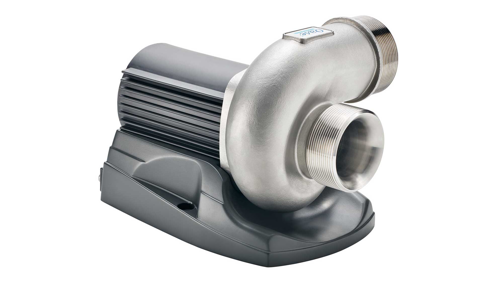 OASE105190-AquaMax-Eco-Titanium-31000 The Oase AquaMax Eco Titanium 31000 supplies large volumes of water to gravity filter systems for koi ponds, waterfalls and streams.
