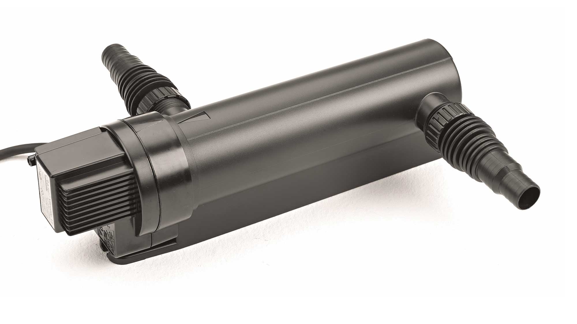OASE106343-Vitronic11W The Oase Vitronic 11W UV ensures clear water in natural ponds to 10m³ and goldfish ponds up to 5m³ killing algae that causes green water.