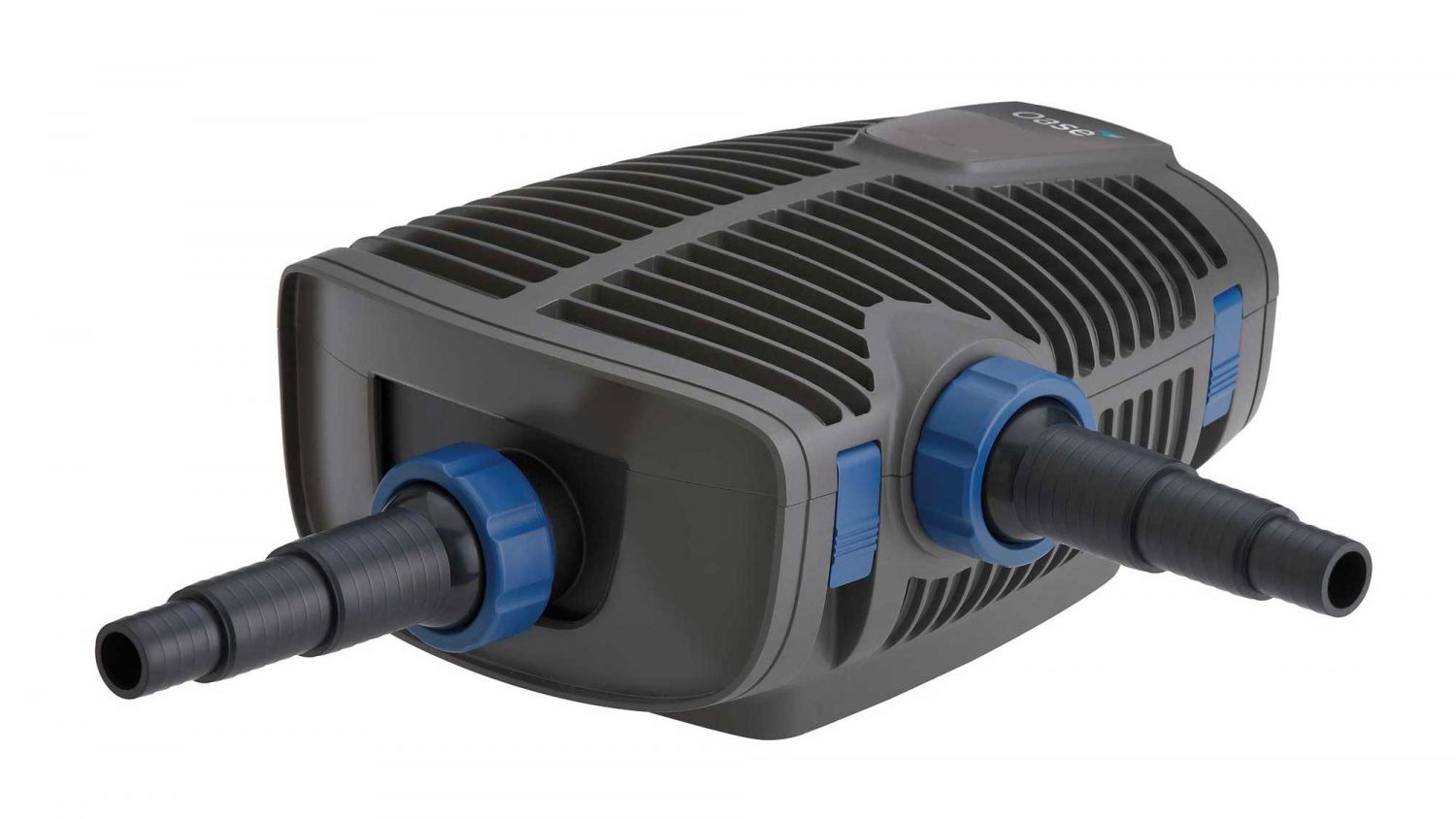The Oase Aquamax Eco Premium 13000 is an energy-efficient filter and watercourse pump with an extra inlet to draw water from 2 locations.