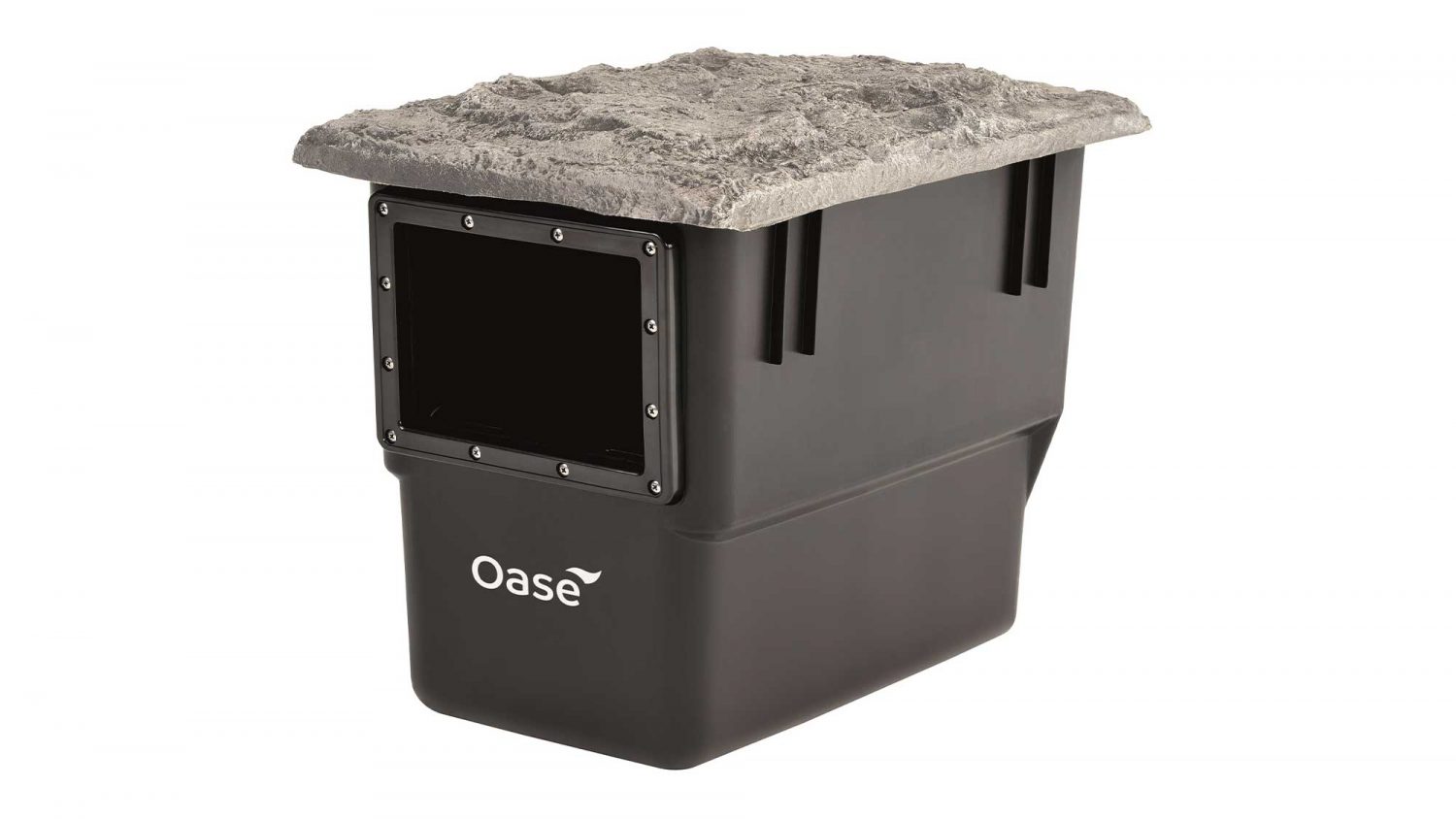 The Oase BIOsys Skimmer+ should be installed directly into your pond wall during construction.