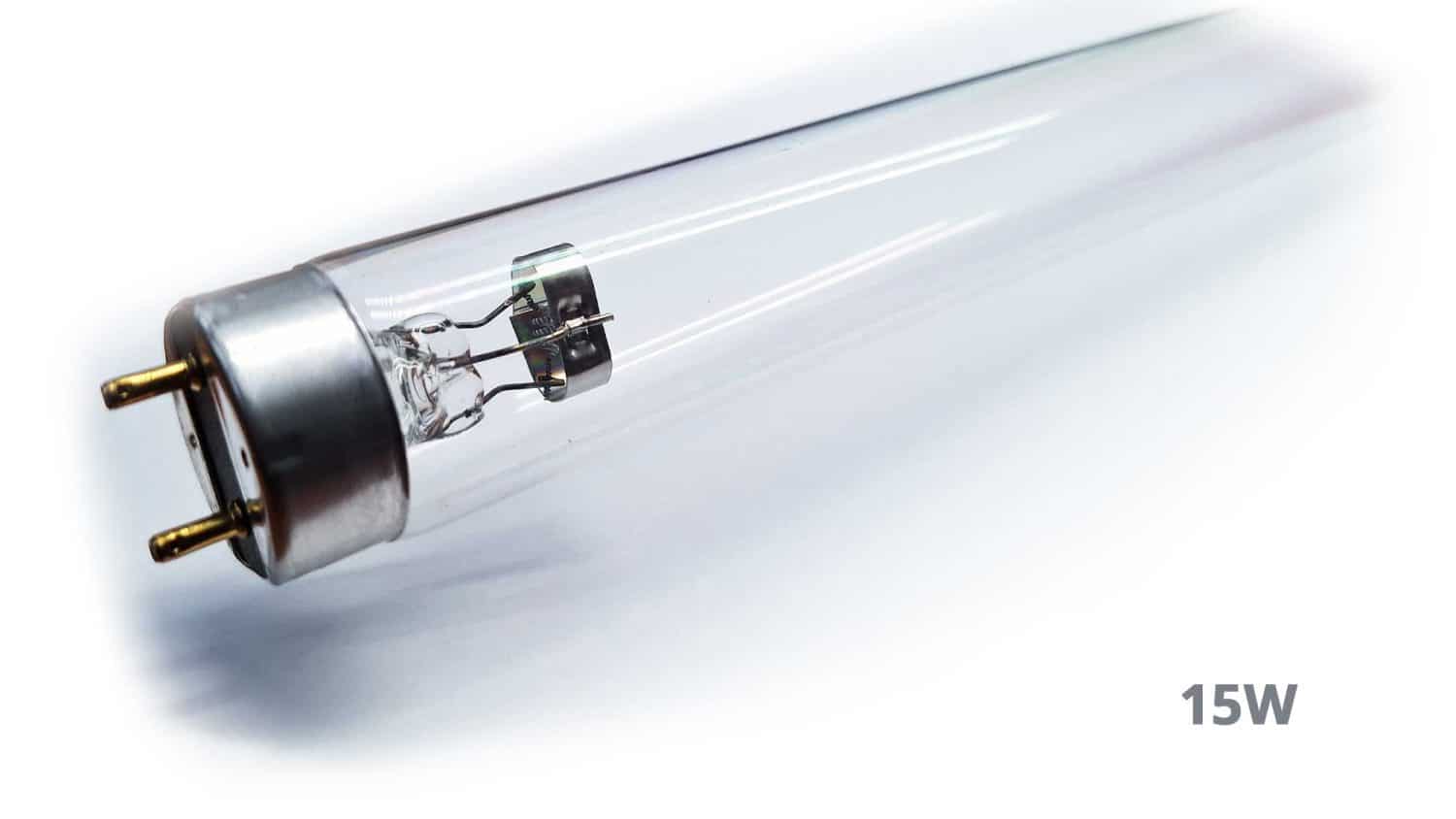 The Evolution Aqua 15W T8 UV Bulb is a replacement ultra violet bulb for use with Evolution Aqua UV Clarifiers, and other UV equipment that uses standard-sized T8 bulbs.